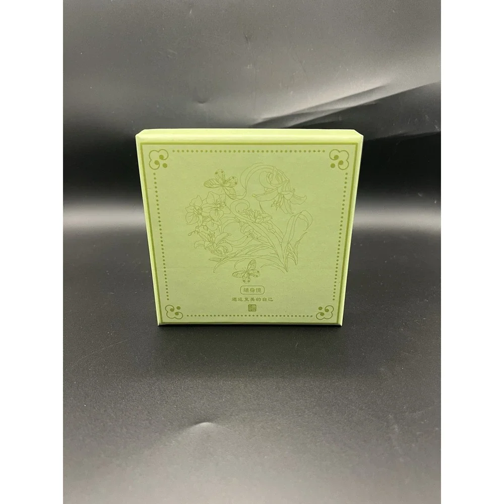 Chinese Palace Museum Beijing Koi Floral Hand Mirror Pink Tassel Box
